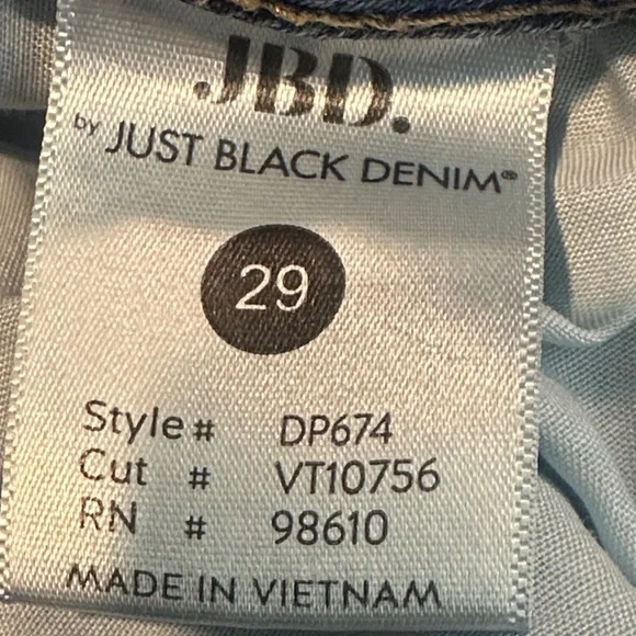 JBD Flare Blue Jeans, Size 29 (16) - Picture 7 of 8